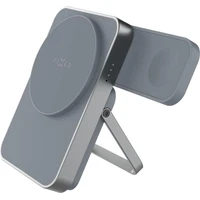 FIXED MagZen 5 Stand MagSafe powerbanka 5000 mAh se stojánkem (20W) šedá - Powerbanky