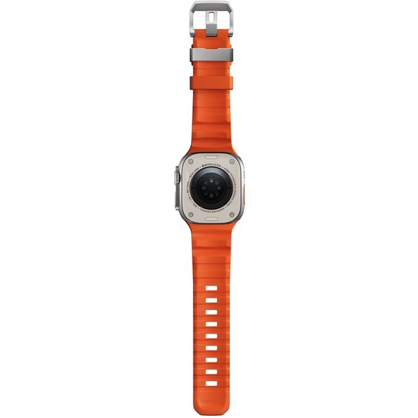 Nomad Rocky Point Band řemínek Apple Watch 49/45/44/42mm stříbrný/oranžový - Řemínky - Obrázek 4bbf4f8358ab420ca12d94a869dbec72