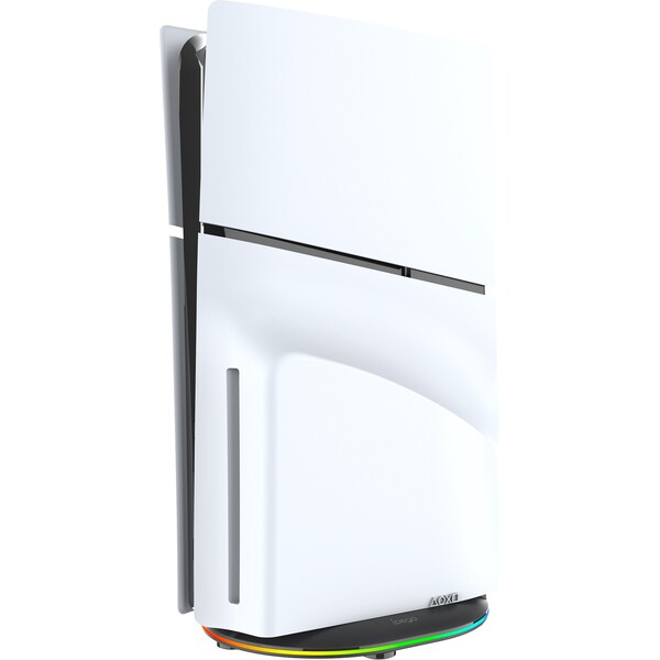 iPega P5S035SAH Vertikální Stojan (2xUSB-A) s RGB PS5 Slim, PS5 Pro Black Černá