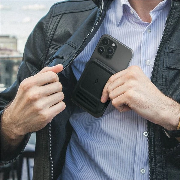 Spigen Lock Fit MagSafe Wallet peněženka černá - Peněženky - Obrázek 4be72c0778b44bc68935ff7059353bb2