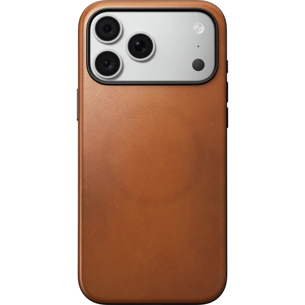 Nomad Modern Leather (Horween) MagSafe kožený kryt iPhone 17 Pro Max/18 Pro Max Saddle - Pouzdra - Obrázek 4c128a434d564f7d883b8d84193f1191