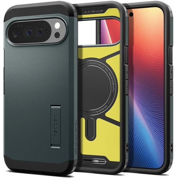 Spigen Tough Armor MagSafe kryt Google Pixel 10 Pro XL zelený - Pouzdra - Obrázek 4c1df1f4d8804f01bd79f8efcfddeb6a