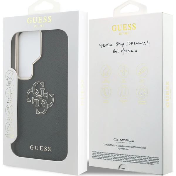 Guess PU 4G Resin Metal Logo kryt Samsung Galaxy S26 Ultra černý - Pouzdra - Obrázek 4c36d7cd262c4e219b6988626a11059f