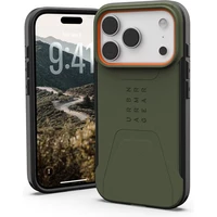UAG Civilian Magsafe kryt iPhone 17 Pro zelený/oranžový - Pouzdra