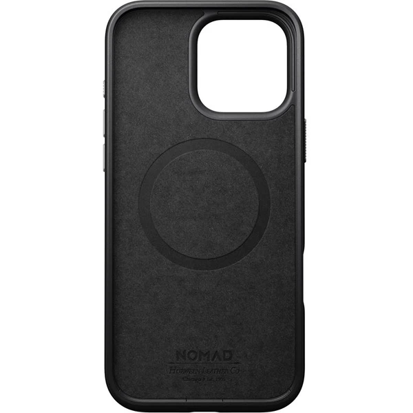 Nomad Modern Leather Case MagSafe kryt iPhone 16 Pro Max zelený chromovaný - Pouzdra - Obrázek 4c63aae464a049a596f98d98d3b43d95