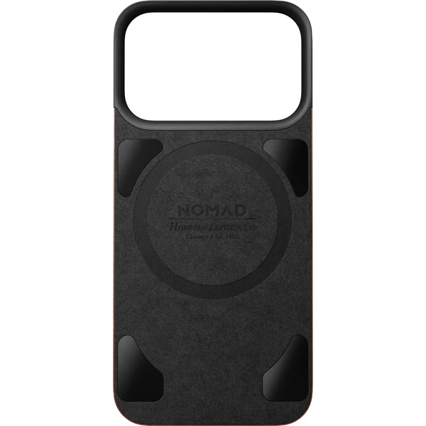 Nomad Magnetic Leather Back (Horween) MagSafe kožený kryt iPhone 18 Pro Olde Dublin - Pouzdra - Obrázek 4c6b03b736b041b4bda24bbfa06f2e05