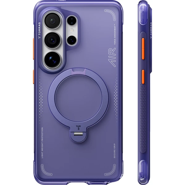 Torras Ostand Q3 Air MagSafe kryt Samsung Galaxy S26 Ultra violet surge