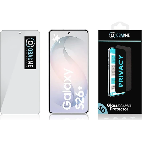 OBAL:ME Privacy 5D tvrzené sklo Samsung Galaxy S26+ černé - Ochranné folie a skla - Obrázek 4c92a77f62734c998166536dd4031cd2