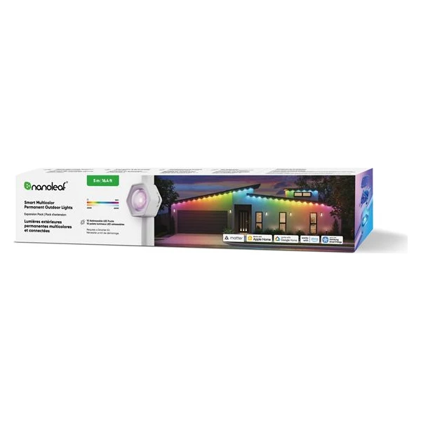 Nanoleaf 1D Permanent Outdoor Lights rozšiřující sada 5M - Chytrá osvětlení - Obrázek 4cbca5fa85f54fe289a623ef4d13af70