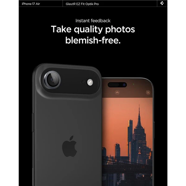 Spigen Glass tR EZ Fit Optik Pro skla iPhone Air gray (2 ks) - Ochranné folie a skla - Obrázek 4ce3f83728c641c285ac678f24d65c29