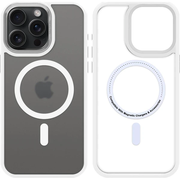 Tactical MagForce Hyperstealth 3.0 MagSafe kryt Apple iPhone 15 Pro Max Snow White - Pouzdra - Obrázek 4cf69a12e6874225b40380c595e2bc08