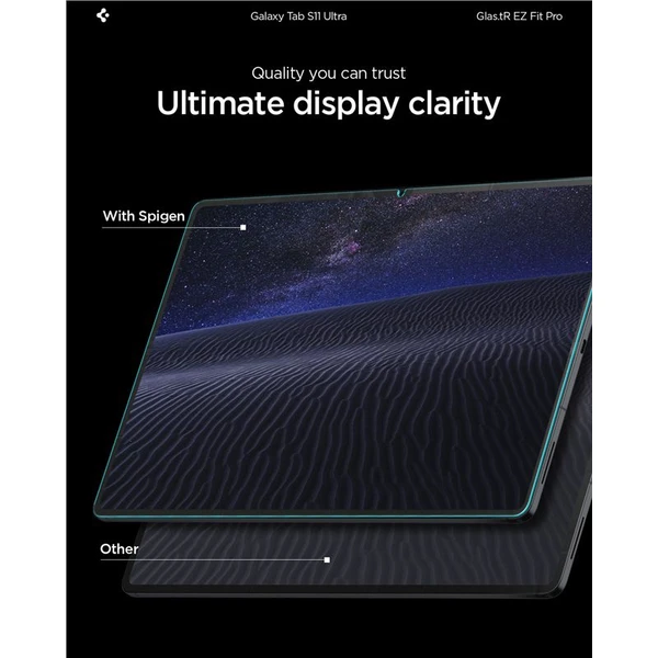 Spigen Glass tR EZ Fit Pro sklo Samsung Galaxy Tab S11 Ultra čiré (1 ks) - Ochranné folie a skla - Obrázek 4d06b105dbb64c69940f6afad5f5486d