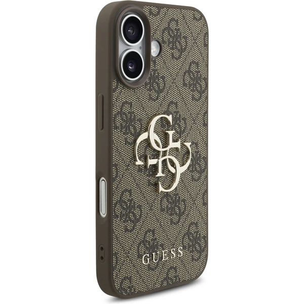 Guess PU 4G Metal Logo Strap kryt iPhone 17 hnědý - Pouzdra - Obrázek 4d1c59bcdae545cfae3af28768573273