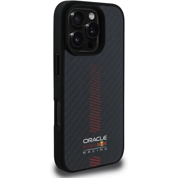 Oracle Red Bull Racing Carbon Powerbar MagSafe kryt iPhone 16 Pro Max černý - Pouzdra - Obrázek 4d1f944e3d194cddae37c01cda43ff74