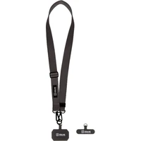 OBAL:ME NeckTag Ribbon popruh na telefon černý - Popruhy a crossbody