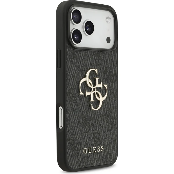 Guess PU 4G Metal Logo kryt iPhone 17 Pro Max šedý - Pouzdra - Obrázek 4d4c77a939034430b169adb36a3b49ac