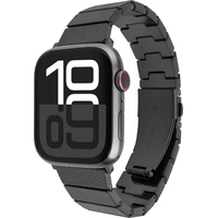 FIXED Resin Strap řemínek Apple Watch 44/45/46/49mm černý - Řemínky