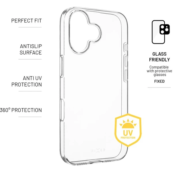 FIXED Story AntiUV TPU kryt Apple iPhone 16 čirý - Pouzdra - Obrázek 4d56d38e987140f48370a8d682eb8503