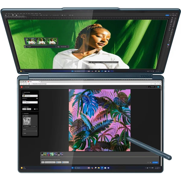 Lenovo Yoga Book 9 14IAH10 (83KJ0028CK) modrozelený - 3 roky záruky Premium Care - Notebooky - Obrázek 4d61652cc76f4ec1ad6d2bf56d7c4666