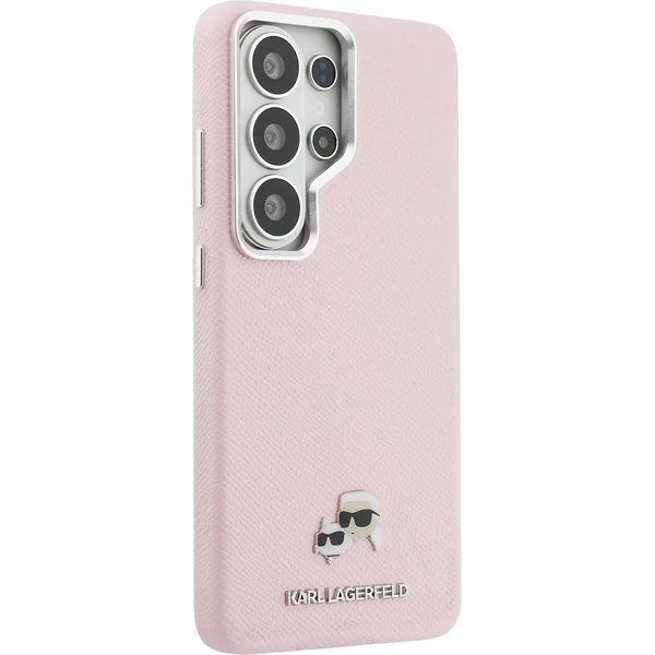 Karl Lagerfeld Grained PU Leather K&CH Heads Magnetic kryt Samsung Galaxy S26 Ultra růžový - Pouzdra - Obrázek 4d72497c8b584771a49293a02f2b8259