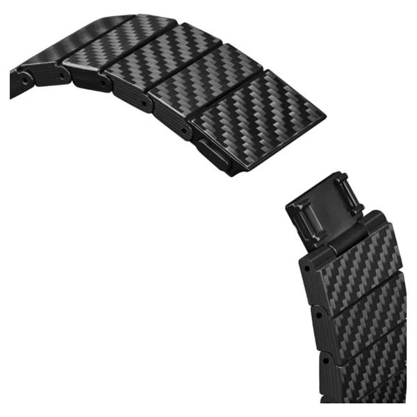 Pitaka Carbon Fiber Strap řemínek Samsung Galaxy Watch Ultra černý - Řemínky - Obrázek 4dbaf2d5bcb548069756dd1b1bed91b9