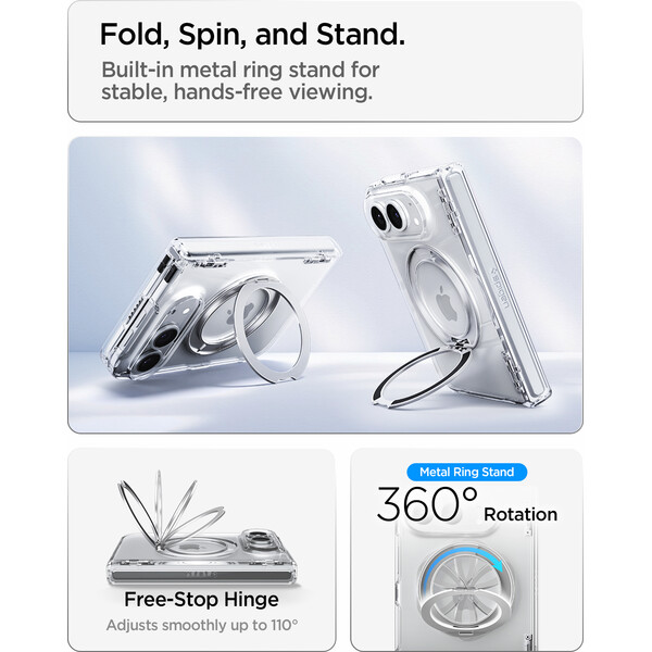 Spigen Ultra Hybrid Pro S MagSafe kryt iPhone Duo clear white - Pouzdra - Obrázek 4de4866cfff0403893d9aca0c1db24a9