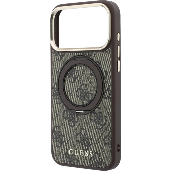 Guess PU 4G Ring Stand MagSafe kryt iPhone 18 Pro hnědý - Pouzdra - Obrázek 4de4dba0f9314d0885d19af0d66b0082