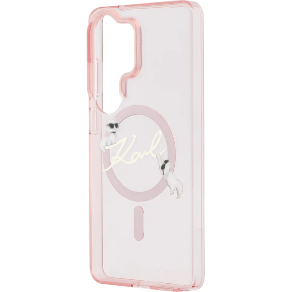 Karl Lagerfeld IML Choupette Karl Script Logo Magnetic kryt Samsung Galaxy S26 Ultra růžový - Pouzdra - Obrázek 4de7cfffc0144436a190b1168578b9a4