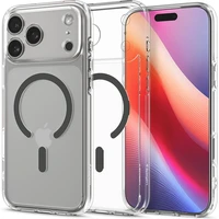 Spigen Ultra Hybrid MagSafe kryt iPhone 17 Pro clear graphite - Pouzdra