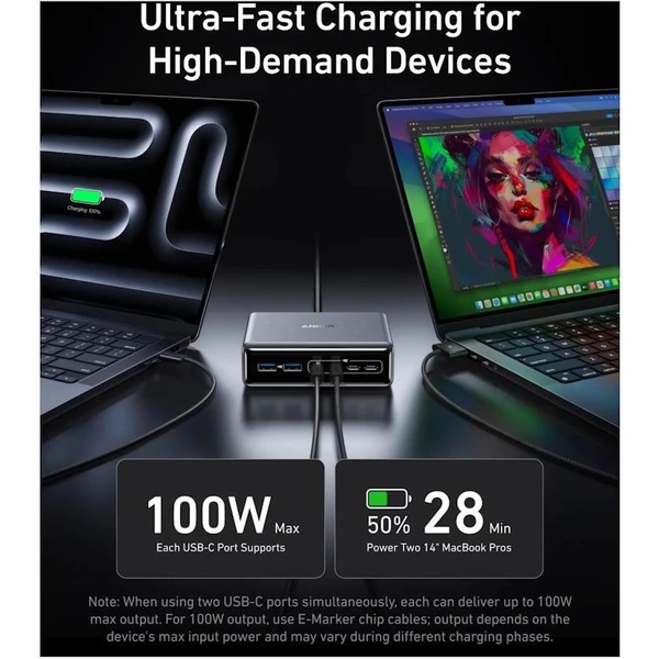 Anker nabíjecí stanice Prime 200W 4xUSB-C, 2xUSB černá - Nabíječky - Obrázek 4df3b2c24ace4b4696f7e75cc4b97f55
