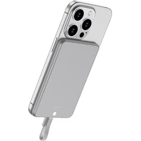 Mobile Origin Blade powerbanka s MagSafe a USB-C kabelem, 3000mAh stříbrná - Powerbanky