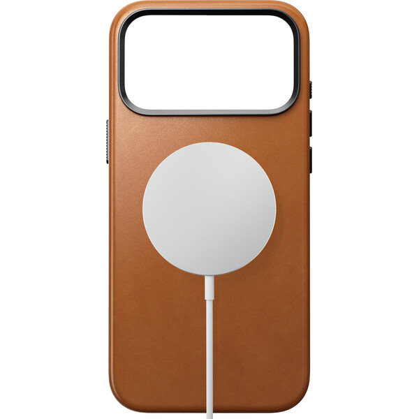 Nomad Traditional Leather (Horween) MagSafe kožený kryt iPhone 18 Pro Max Saddle - Pouzdra - Obrázek 4e1afc13c1cf42c0b99fcb4816f0b5cf