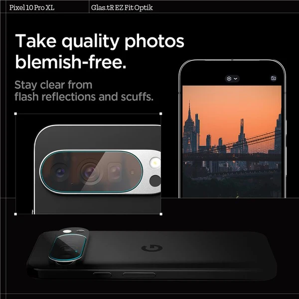 Spigen Glass tR EZ Fit Optik 2 Pack tvrzené sklo na fotoapará Google Pixel 10 Pro XL čiré - Ochranné folie a skla - Obrázek 4e2c2d9fe9424cba865bc55908d88fcf