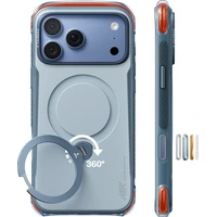 Torras Ostand Q3 Air Pro MagSafe kryt iPhone 18 Pro modrý - Pouzdra