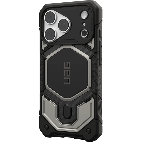 UAG Monarch Pro MagSafe Titanium kryt iPhone 18 Pro/17 Pro stříbrný - Pouzdra - Obrázek 4e547b8f26ec4781abaa677052eec7d6