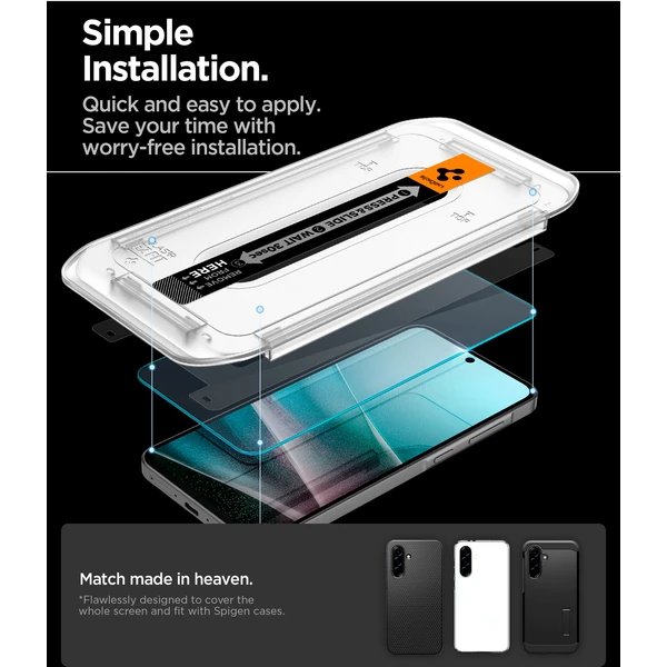 Spigen Glass tR EZ Fit HD sklo Samsung Galaxy A37 5G/Galaxy A36 5G - Ochranné folie a skla - Obrázek 4e69ae8ceed344829923ed7815e531ed