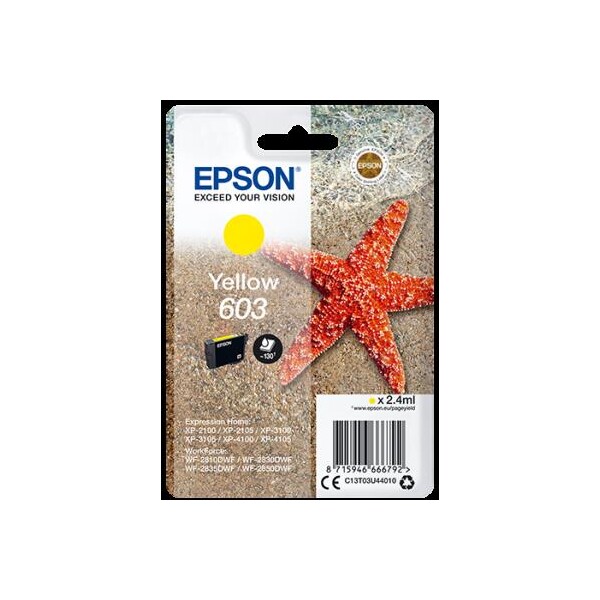Inkoustová náplň Epson 603 - žlutý