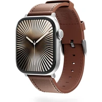 iWant Leather řemínek pro Apple Watch 49/46/45/44/42mm hnědý - Řemínky