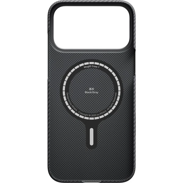 Pitaka Ultra-Slim Case MagSafe kryt iPhone 17 Pro Black/Grey - Pouzdra - Obrázek 4ebded6848ca42e884b919aae8339960