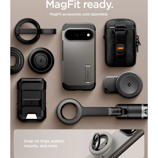 Spigen Tough Armor MagSafe kryt Google Pixel 11 Pro XL gunmetal - Pouzdra - Obrázek 4ec7e66dff314d62824fe9c8df65fbba