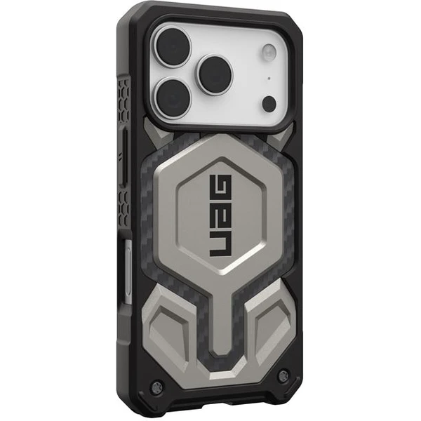 UAG Monarch Pro MagSafe Titanium kryt iPhone 17 Pro stříbrný - Pouzdra - Obrázek 4eea9e3b8c084e7f90ba28a6f49d8e9e