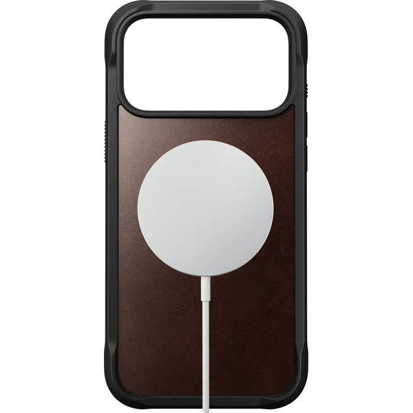 Nomad Rugged Leather (Horween) MagSafe kožený kryt iPhone 18 Pro Max Rustic Brown - Pouzdra - Obrázek 4eebaa95353844628887a2af91651dda