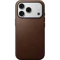 Nomad Modern Leather MagSafe kožený kryt iPhone 17 Pro/18 Pro Brown - Pouzdra