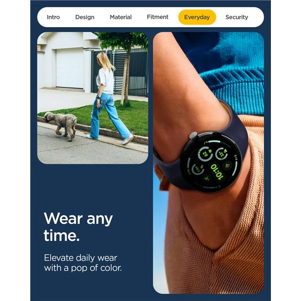 Spigen Nano Pop Band řemínek Google Pixel Watch 4/3 (45mm) námořně modrý - Řemínky - Obrázek 4f01a128264b41f1ba7cf215babfa949