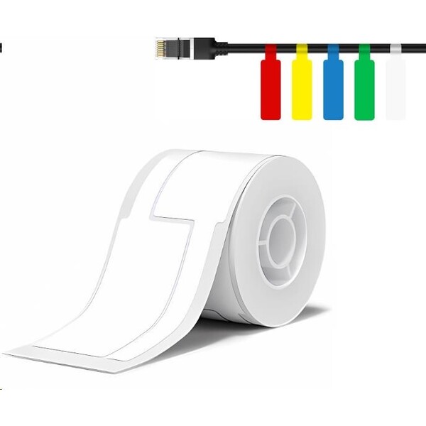 Niimbot štítky na kabely T 25x76mm 200ks pro B21, B21S, B3, B1S bílé