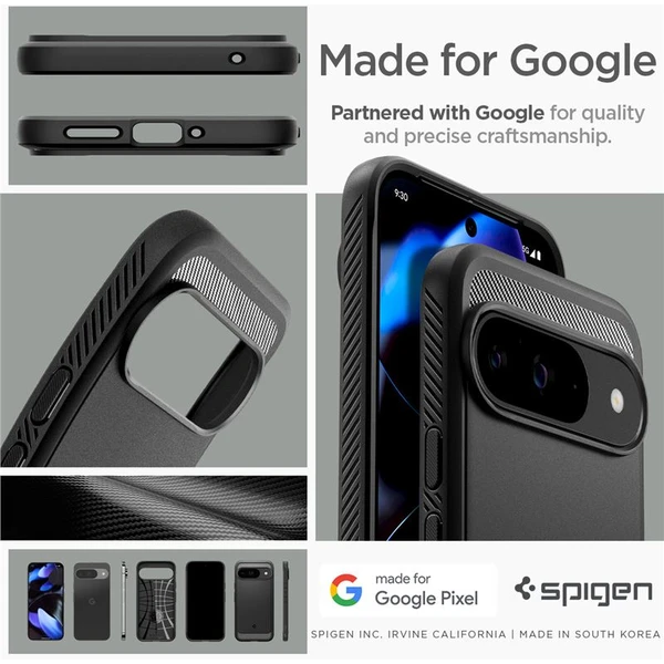 Spigen Rugged Armor kryt Google Pixel 9 Pro/Pixel 9 matně černý - Pouzdra - Obrázek 4f1de66bb971477aa9daa4d04055b65c