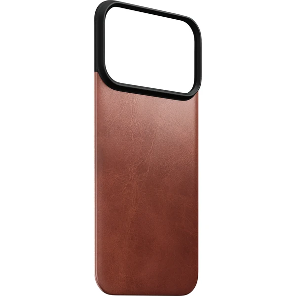 Nomad Magnetic Leather Back (Horween) MagSafe kožený kryt iPhone 17 Pro/18 Pro Olde Dublin - Pouzdra - Obrázek 4f35c4ed38204fd7a82452179ba3bfc1