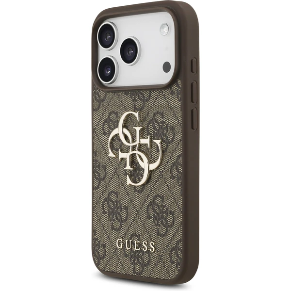 Guess PU 4G Metal Logo Strap kryt iPhone 17 Pro hnědý - Pouzdra - Obrázek 4f35d391fbd94300b04cb15b6e4af3da
