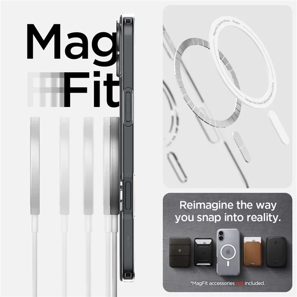 Spigen Crystal Flex MagSafe kryt iPhone 16 crystal clear - Pouzdra - Obrázek 4f497bcf7b4648678902eb9be0b25553