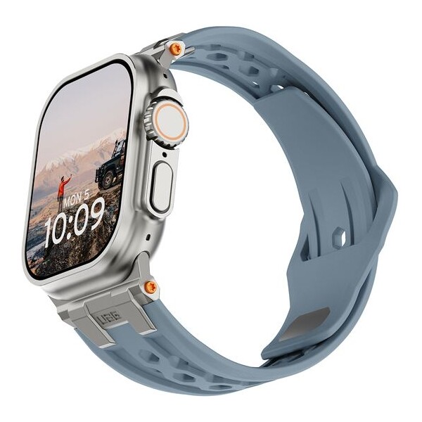 UAG Monarch Strap řemínek Apple Watch 49/46/45/44/42mm modrý/titan